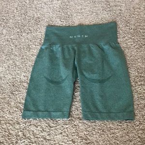 NVGTN Forest Green Biker Shorts